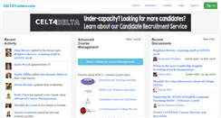 Desktop Screenshot of celtatrainers.com